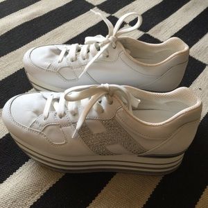 White Hogan shoes